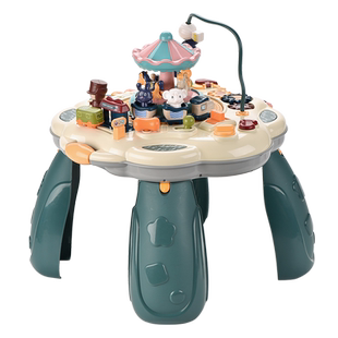 一岁宝宝1游戏桌婴幼儿早教桌宝宝忙碌桌多功能音乐儿童周岁礼物