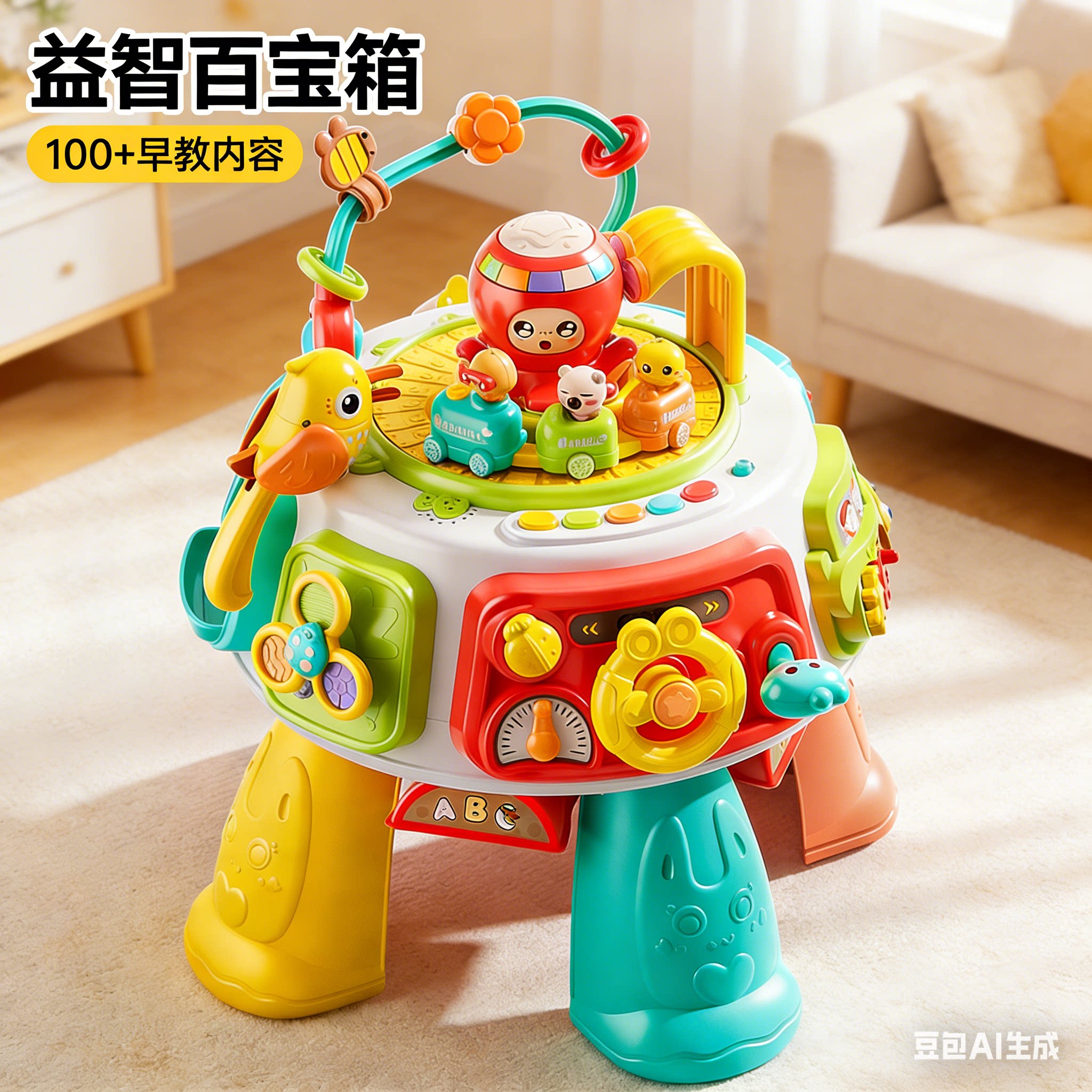 聚乐宝宝游戏桌婴幼儿儿童1一3岁早教益智多功能婴儿玩具周岁礼物