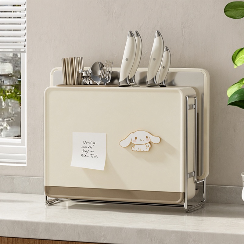 刀架置物架砧板架厨房台面壁挂式