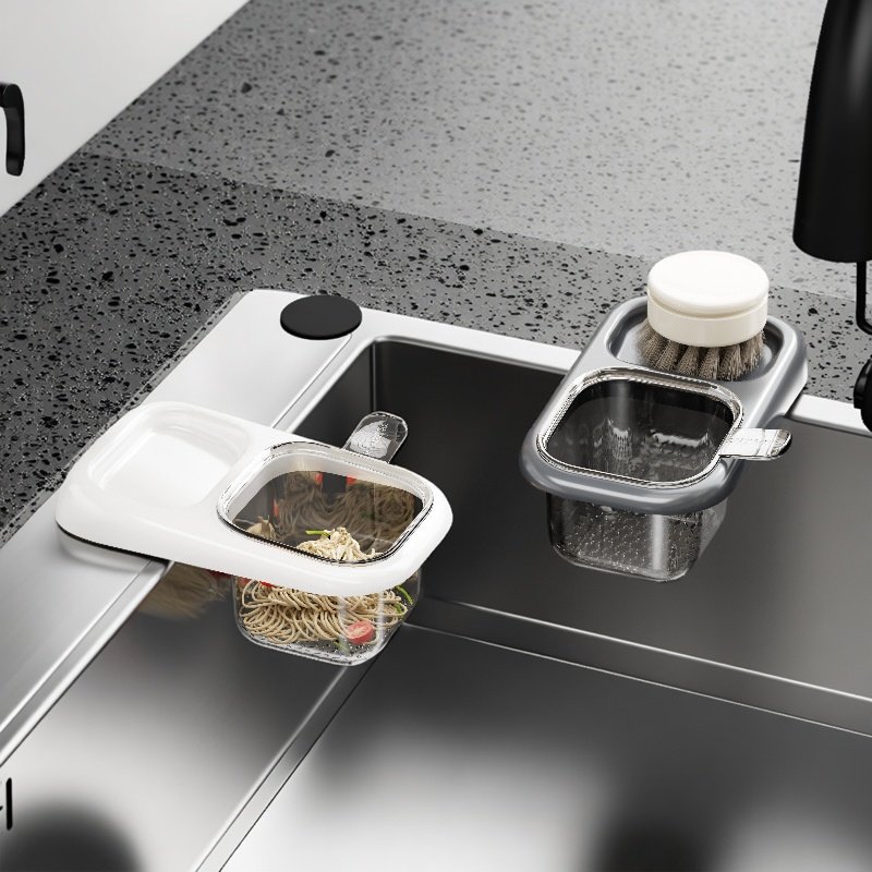 厨房水槽沥水篮水槽分离剩菜茶叶残渣过滤篮子吸盘沥水架子收纳架,餐饮具,洗菜盆/沥水篮/漏水筛,淘宝优惠券,粉丝福利购,淘宝优惠卷