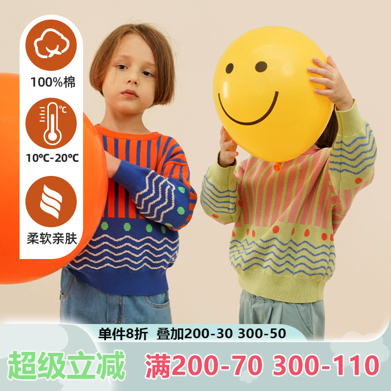 mibi儿童针织衫毛衣亲子装