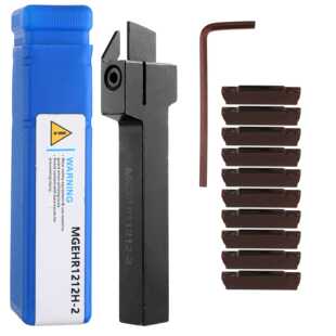 MGEHR1212-2 12x100mm 数控刀杆车床精加工工具配10片MGMN200刀片