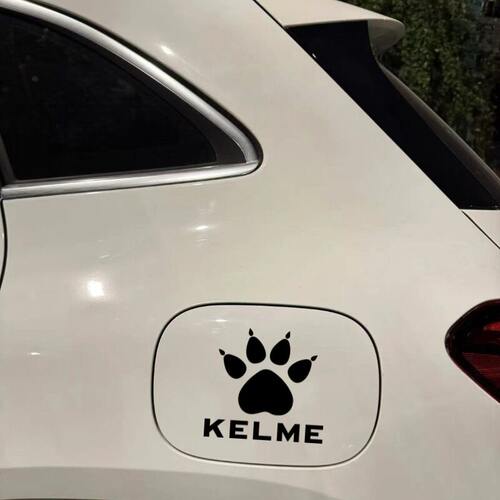 卡尔美KELME汽车车贴体育运动用品车身玻璃后窗镂空装饰油箱盖贴