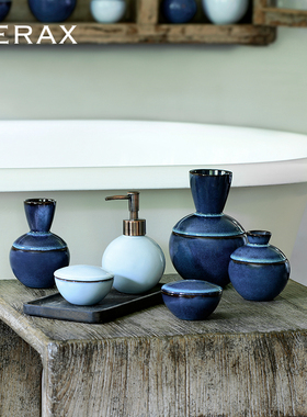 比利时Serax收纳盒陶瓷罐储物盒卫生间台面收纳罐首饰棉签插花瓶