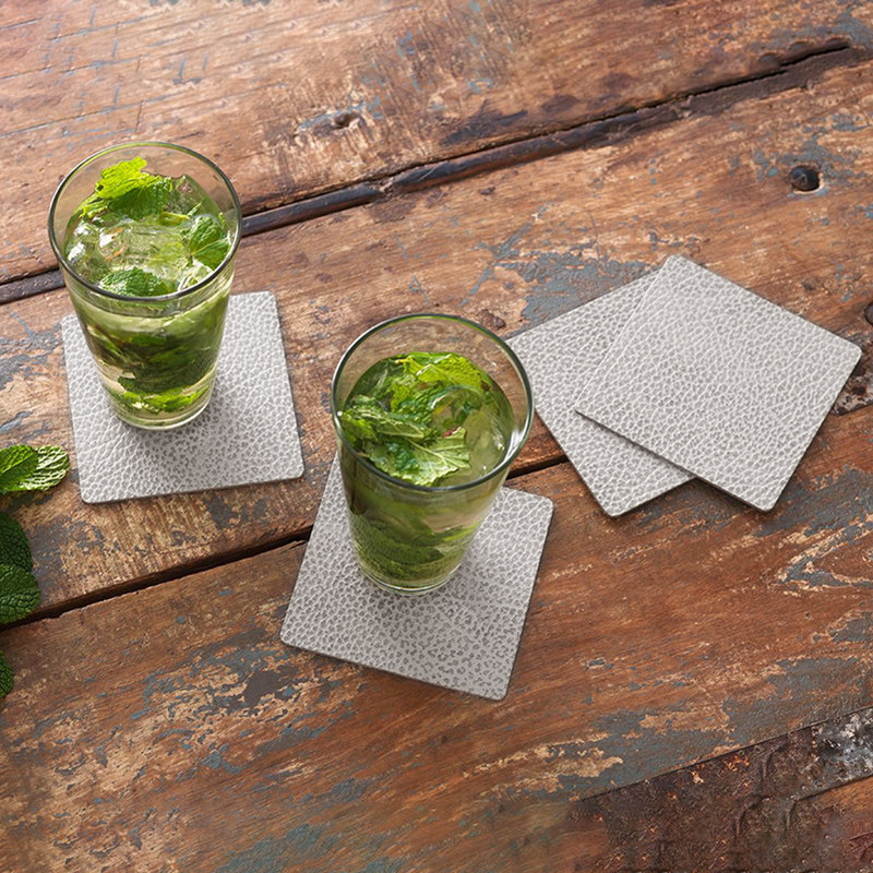 丹麦进口lind DNA方形皮革杯垫隔热垫茶杯玻璃杯碗垫防滑防水防油,餐饮具,杯垫,淘宝优惠券,粉丝福利购,淘宝优惠卷