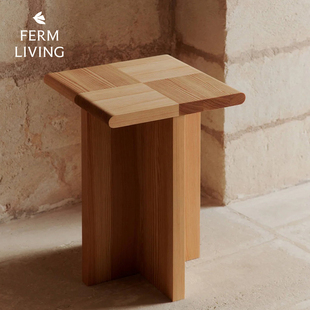 丹麦Ferm Piece北欧设计 Living边桌茶几方凳边几床头置物架Sala