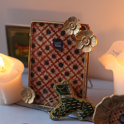 黄铜相框金属照片摆件桌面摆台