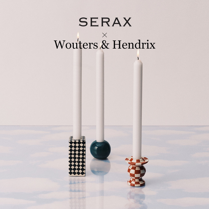 比利时Serax陶瓷绿色烛台餐桌氛围感蜡烛台座底座家居摆件礼品