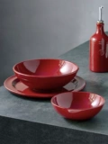 Франция импортировала Эмиль Генри Цветный Керамический Рамен Салат Миска красная домохозяйская миска Глубокая суп миска