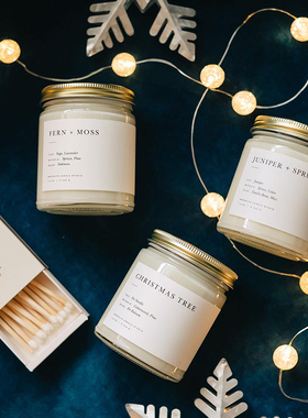 美国Brooklyn Candle Studio有机大豆蜡香薰蜡烛卧室香氛摆件