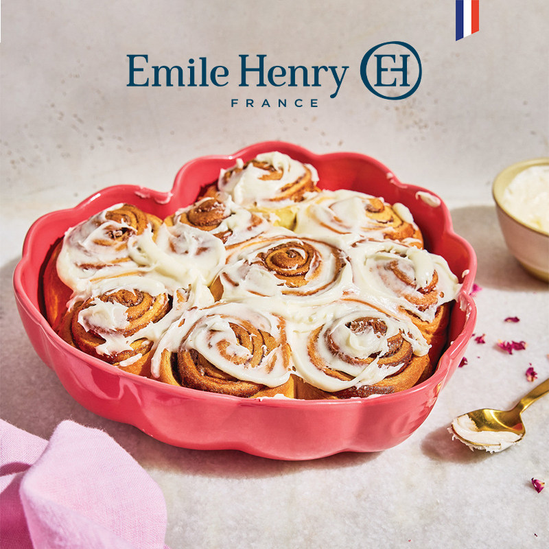 法国Emile Henry心形烤盘彩色陶瓷烘焙模具耐高温烤箱烹饪烤盘