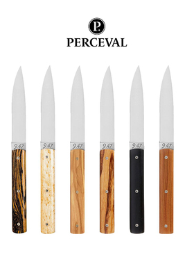 法国Atelier Perceval不锈钢西餐刀牛排刀木柄切水果刀 刀具套装