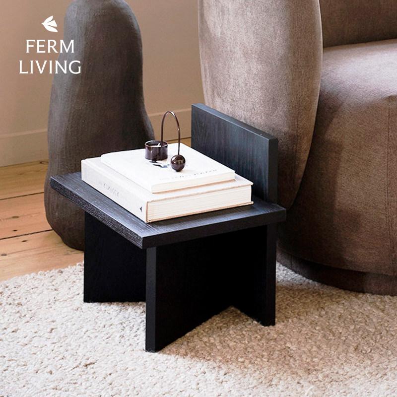 丹麦进口Ferm Living沙发边桌多用途小茶几床边桌子家用榉木凳,住宅家具,角几/边几,淘宝优惠券,粉丝福利购,淘宝优惠卷