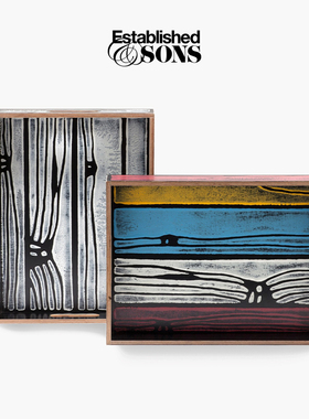 英国Established Sons Wrongwoods错位托盘置物收纳盘茶水盘