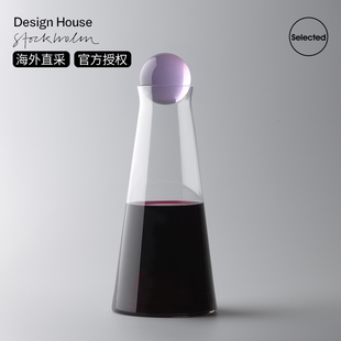 创意魔法球果汁壶 轻奢红酒醒酒器 house北欧玻璃水壶 瑞典Design