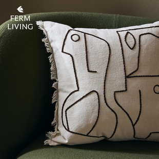 丹麦Ferm Figure客厅沙发抱枕北欧卧室床头靠背办公靠枕 Living