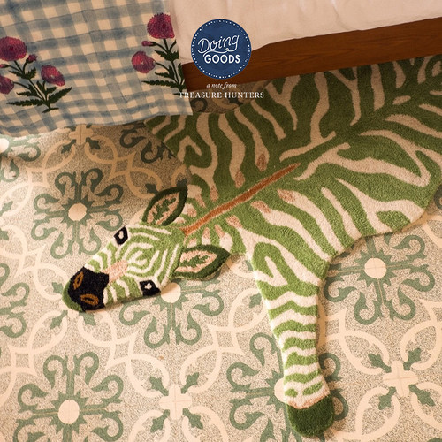 羊毛地毯手工地垫客厅卧室床边毯