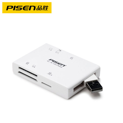 品胜多合一读卡器迷你TF卡单反相机CF SD MS XD 读卡器usb2.0