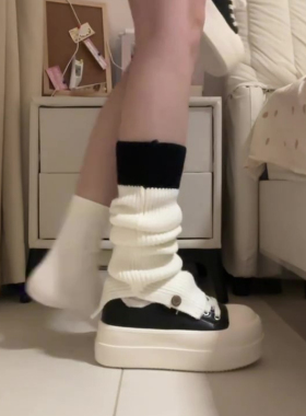 皮面厚底增高小白鞋女2026新款秋冬百搭板鞋韩系松糕休闲运动鞋子