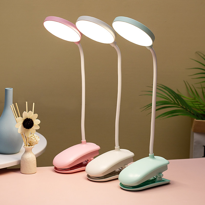 夹子款LED护眼三色台灯书桌学生儿童床头卧室阅读灯防蓝光无频闪,家装灯饰光源,阅读台灯(护眼灯/写字灯),淘宝优惠券,粉丝福利购,淘宝优惠卷