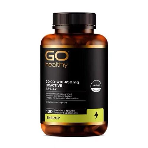 【辅酶Q10】Go Healthy高之源q10辅酶450mg高含量护心100粒