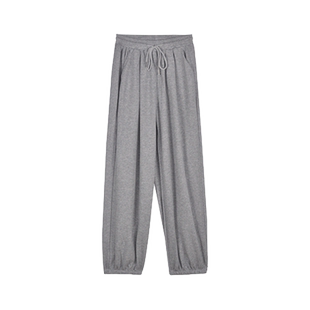 爵士风格女装宽松高腰嘻哈跳舞jazz裤子春秋薄款秋冬加绒街舞长裤