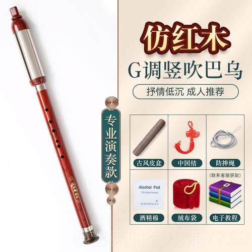 正品民巴乌乐器竖吹初学者入学门C调降B调G调F调小族生人成专业演
