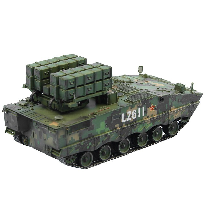 正品unistar 1/72红箭10反坦克导弹车数码迷彩合金底盘完成品坦克