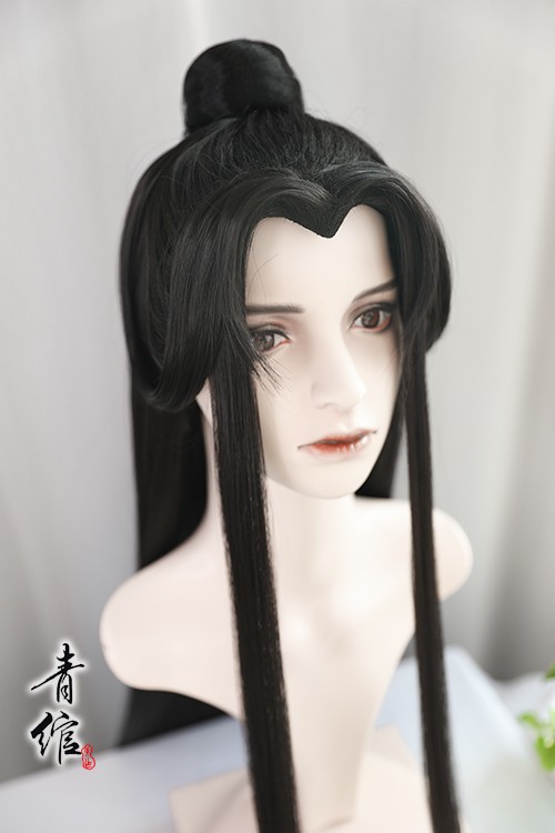 正品古风古装汉服cos假发头套天官赐福谢怜 楚晚宁美人尖风师