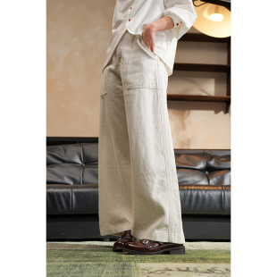 【小敏推荐】极简松驰感亚麻牛仔裤JUNGO LAB