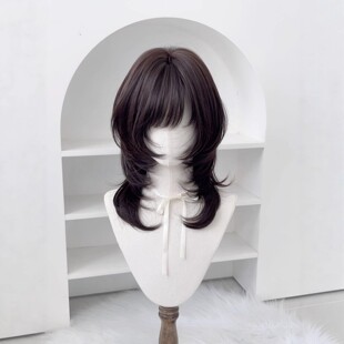 假发女古早贝贝日系高层次水母头Lolita自然日常真锁骨发全头套