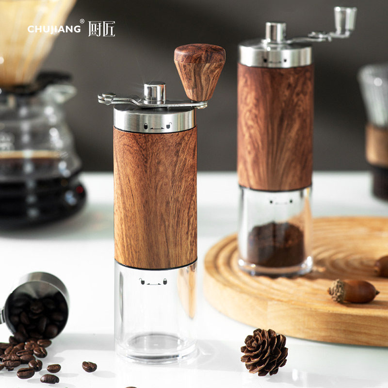 速发C咖UJIAGH啡磨啡机家用手摇咖豆机手动研磨器手磨咖啡豆研磨