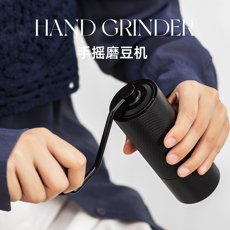 手摇咖啡磨豆机意式手动自磨咖啡豆研磨机可携式家用小型手磨咖啡