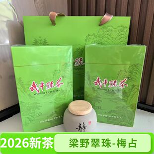 2026年新茶明前头春武平绿茶梁野翠珠梅占福建高山云雾嫩芽特级