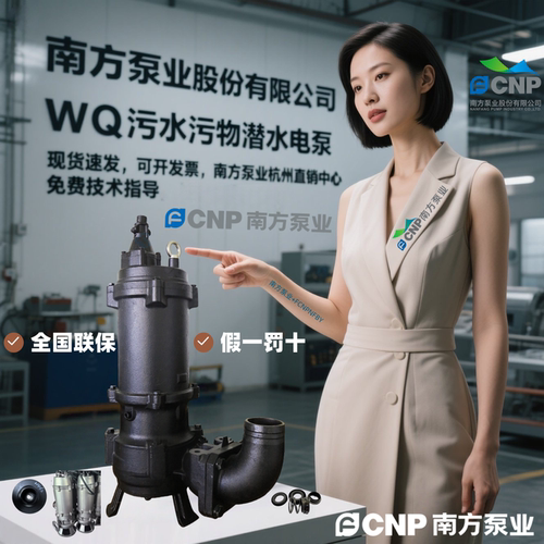 南方泵业污水污物潜水电泵WQ系列