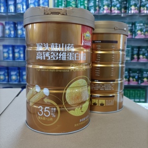 进店咨询 金盾爱婴猴头菇山药高钙多维蛋白粉800克罐装高蛋白低脂