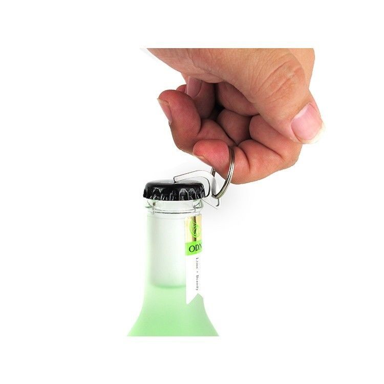 创意户外装备EDC迷你开瓶器开罐帮手开箱刀多功能工具月牙钥匙扣