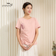 休闲文艺减龄百搭短款 依伽依佳2025夏季 新款 纯色T恤女EWXT007
