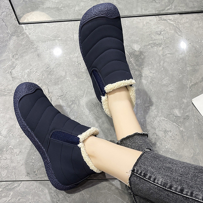 棉鞋女2025冬季加绒加厚妈妈棉靴冬鞋中老年人一脚蹬雪地靴女款冬,女鞋,时尚雪地靴,淘宝优惠券,粉丝福利购,淘宝优惠卷