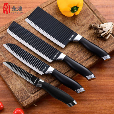 永澳3CR13波浪纹超快刀具厨师刀