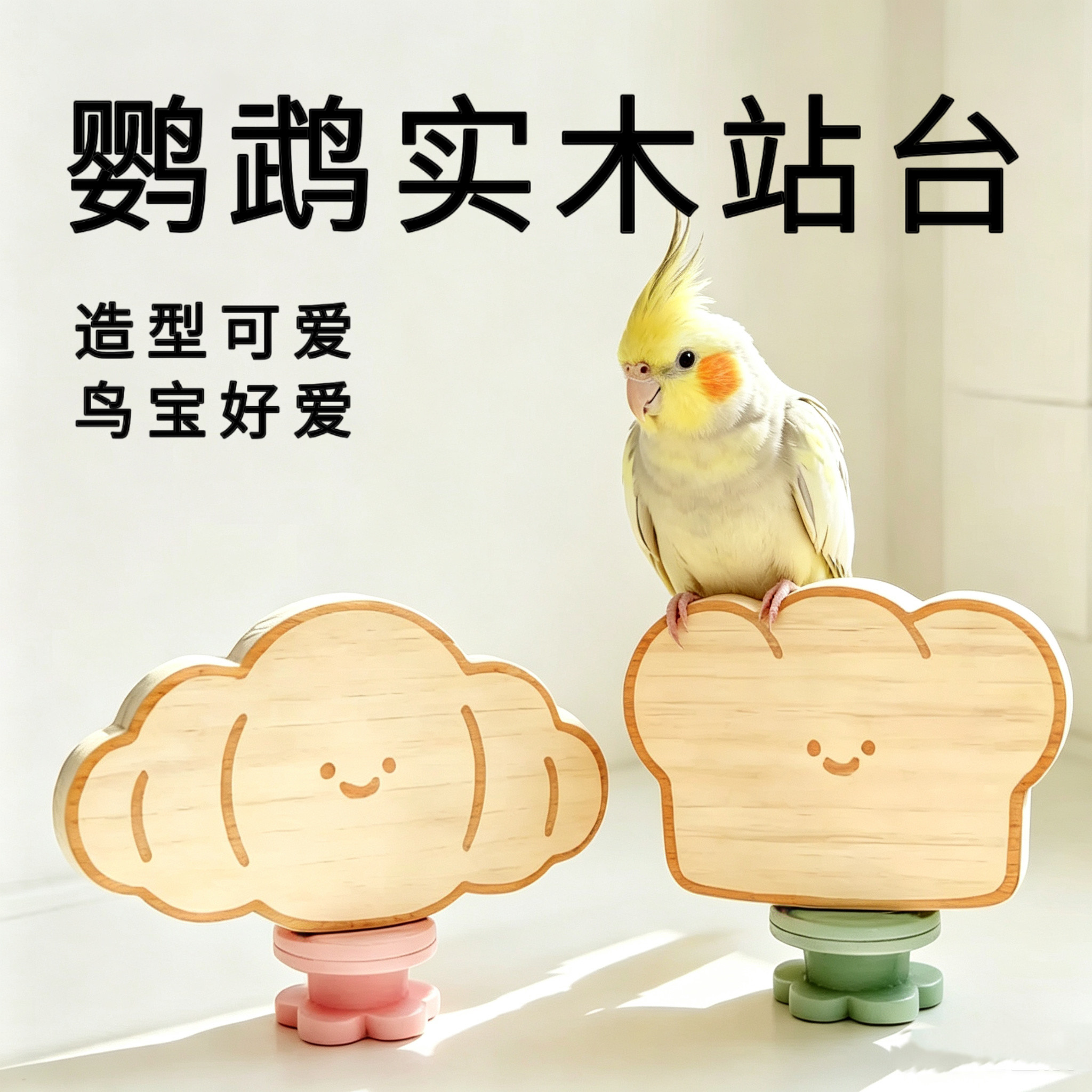 鹦鹉站台休息平太鸟笼鸟具跳台小