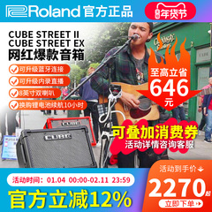 Roland罗兰音箱CUBE STREET EX/ST2户外专业吉他直播弹唱路演音响