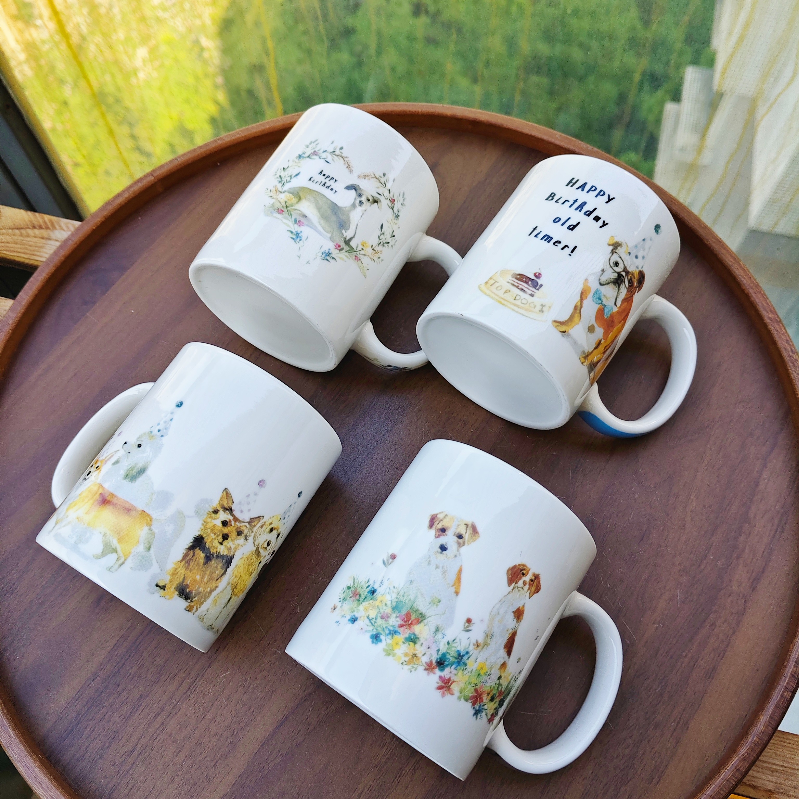 可爱生日狗狗马克杯360ml