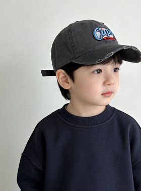 儿童帽子春季男童遮阳帽棒球帽男孩防晒帽太阳帽宝宝鸭舌帽春款潮