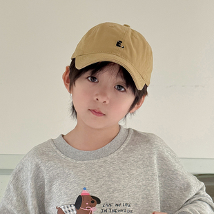2025新款儿童帽子男童棒球帽春秋女童男孩鸭舌帽遮阳百搭洋气秋冬