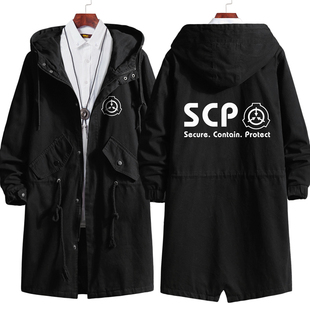 纯棉中长款风衣外套男士青年春秋冬款大衣流行棉服机动特遣队