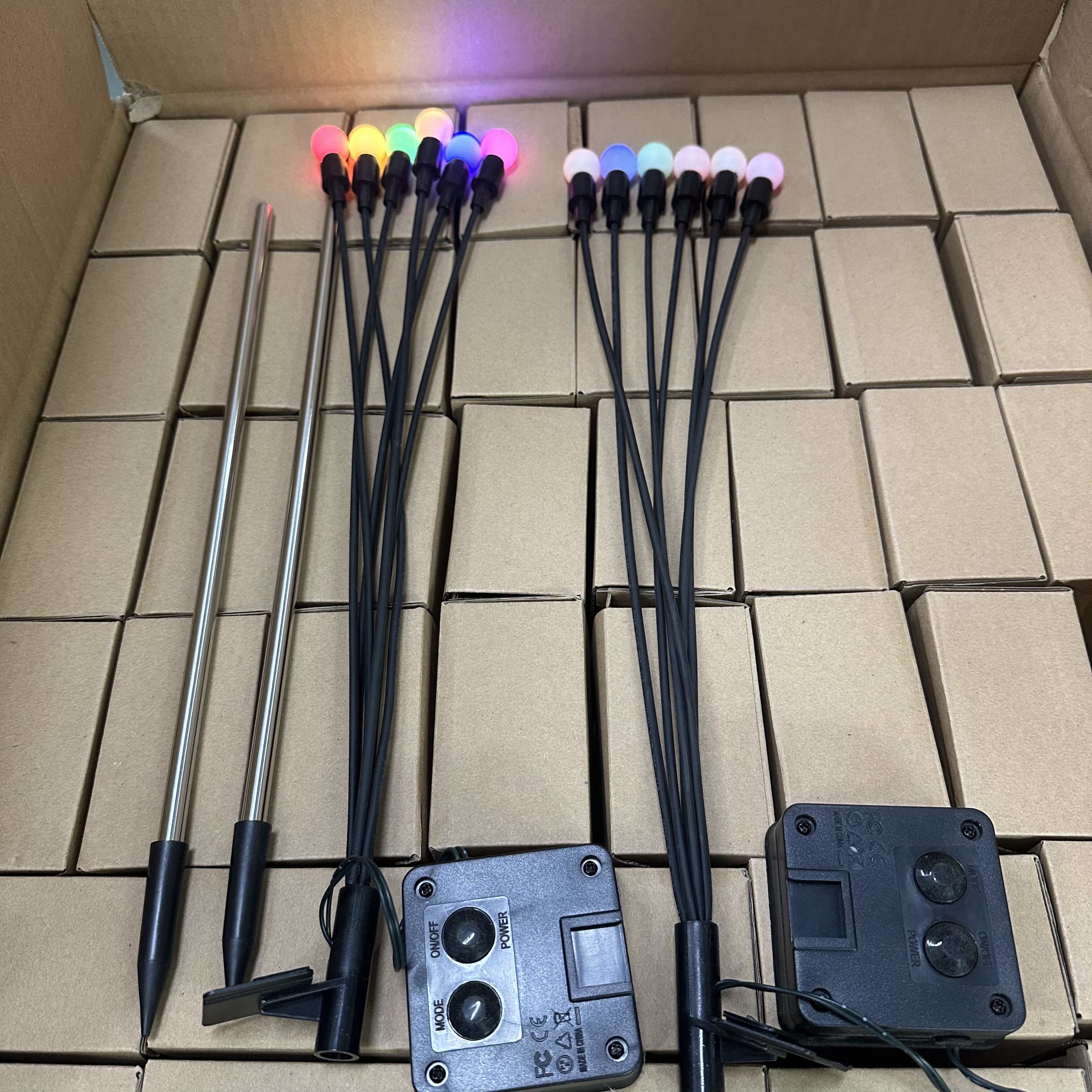 太阳能灯萤火虫灯 一盒2支价