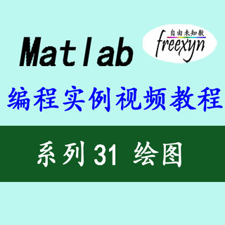 Matlab2020/绘图/作图/动画/编程实例/视频教程