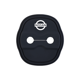 适用日产新轩逸天籁逍客骐达奇骏汽车门锁扣盖减震保护套内饰改装