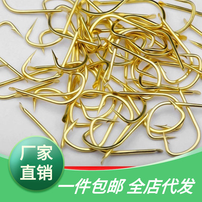 金袖鱼钩平打鱼钩散装进口鲫鱼白条钩有倒刺无倒刺细条强硬钓鱼钩